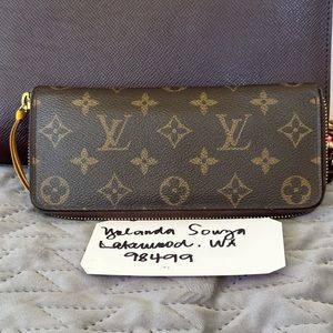 Louis Vuitton Preloved Clemence Wallet